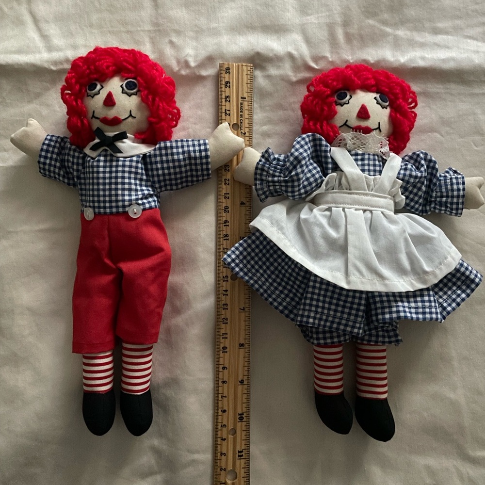 10” Raggedy Ann & Andy